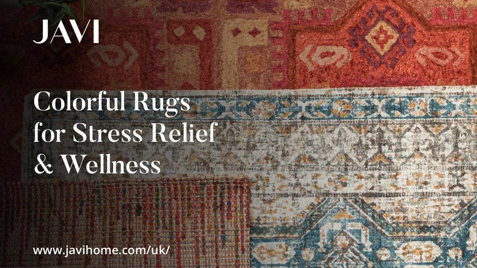 Colourful and Joyful Rugs for Stress Relief from Javi